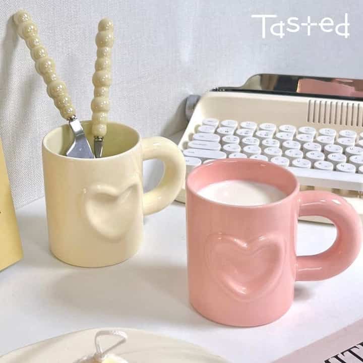 ハート マグカップ［2色］