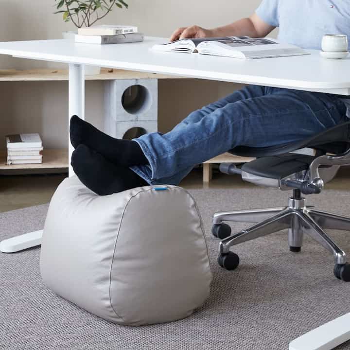 ビーズクッション フットスツール［3色］