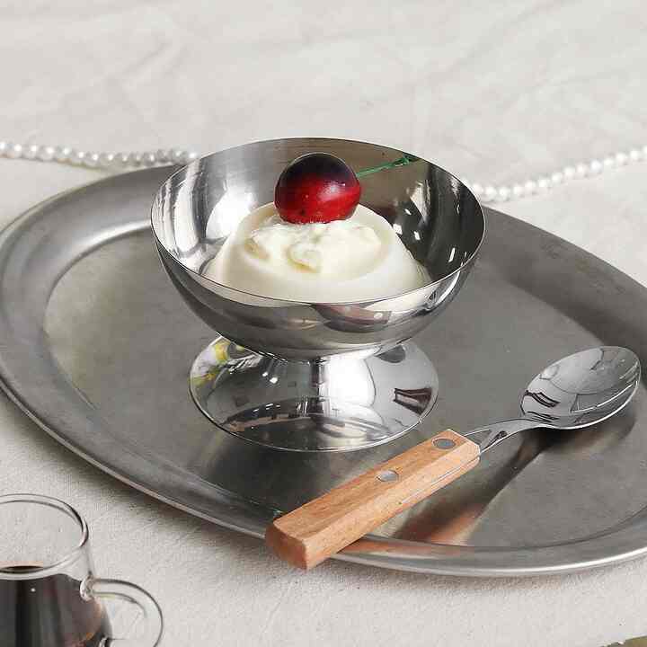 304 ステンレス デザートボウル 低いタイプ