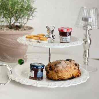 クマちゃん 2段デザートトレー