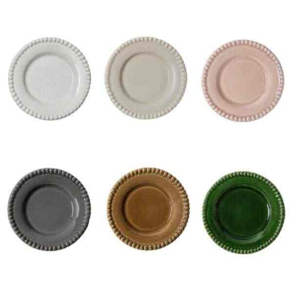 DARIA ラウンドプレート L［6色］