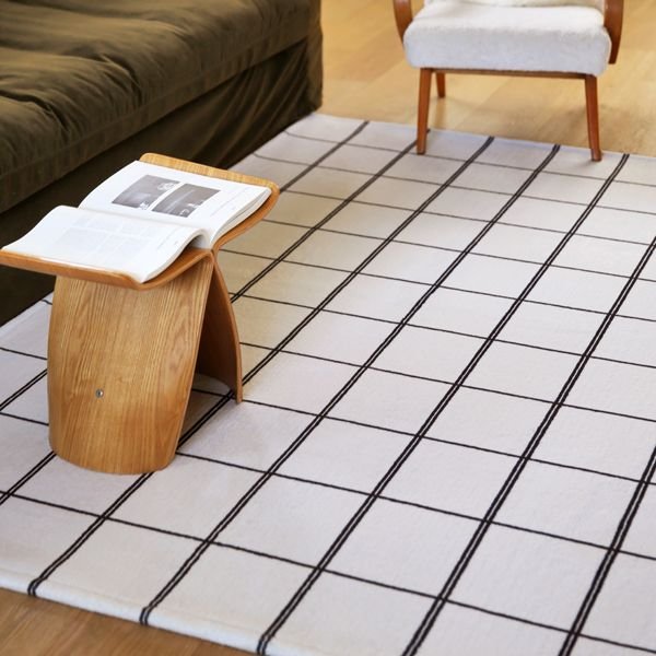 BOWELL BWTZ ラグ［12種］ ブルー レッド ベージュ ブラウン イエロー