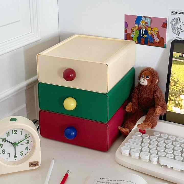 ボンボン デスクオーガナイザー 3点セット