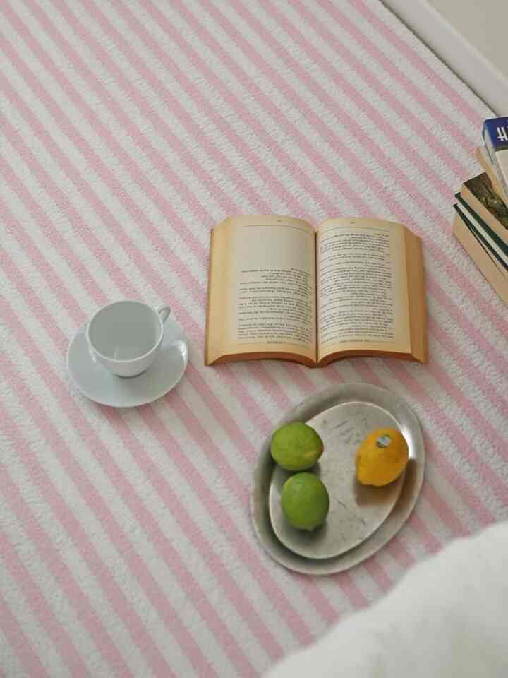 FLEUR ストライプ ラグ［3色・4サイズ］