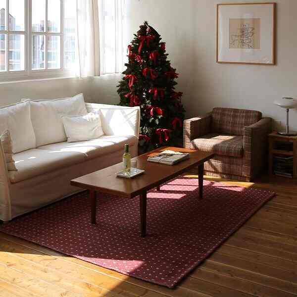 Ava red ラグ［3サイズ］