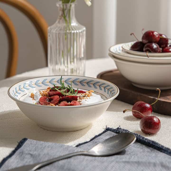 Gold Line Leaf ボウル M［2色］