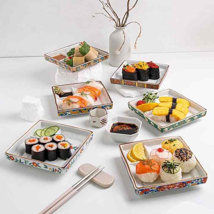 正方形 寿司プレート［7種］