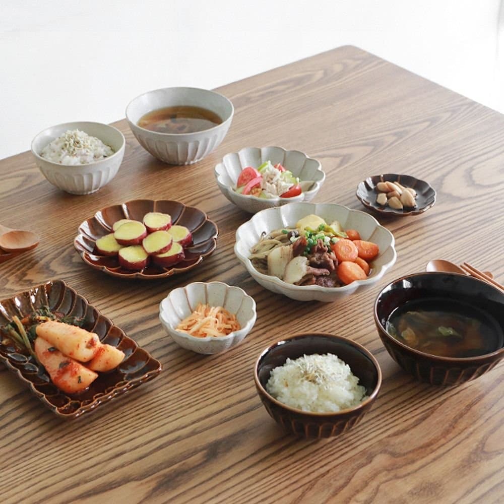 DAZEROOM KOTORI HANA 食器 2人 10点セット マルチカラー 陶磁器