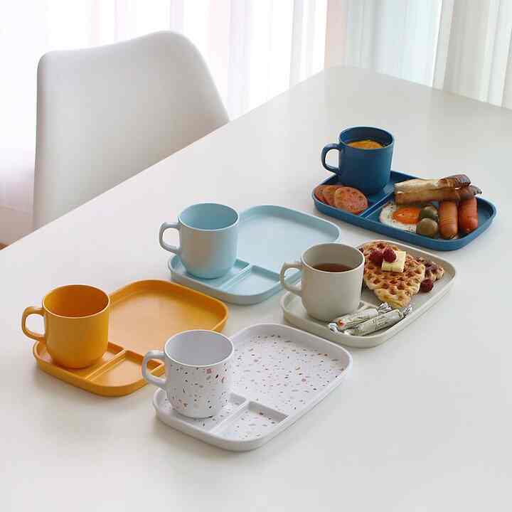 urban studio ピクニック ランチプレート＆マグカップ セット［5色］