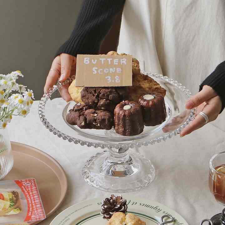 PEARL LINE ケーキスタンド［2サイズ］