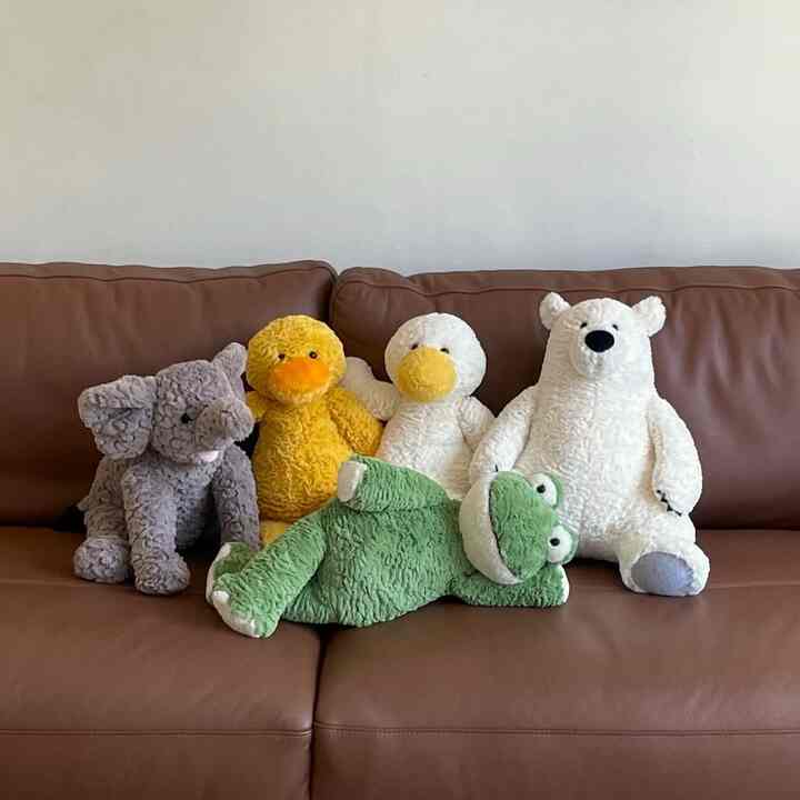 ボア ぬいぐるみ L［5種］