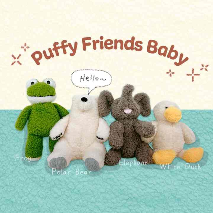 Puffy ぬいぐるみ キーホルダー S［4種］