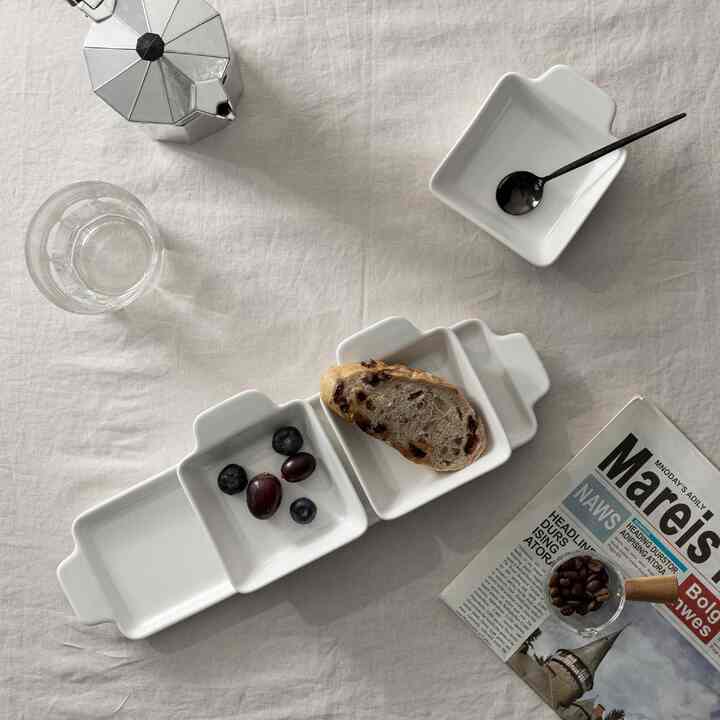 MODERN WHITE 小皿 4枚セット