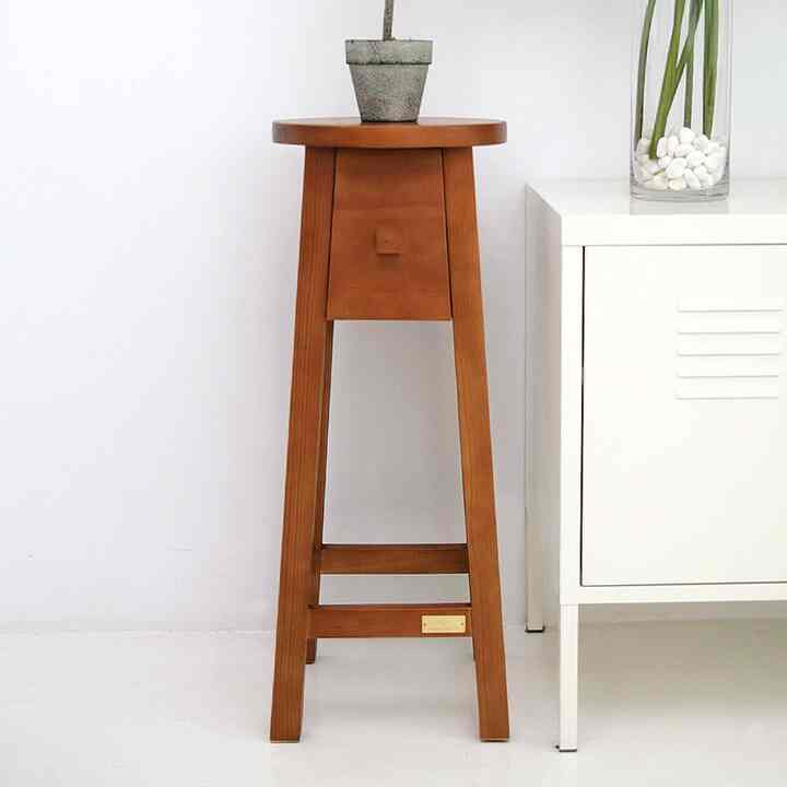 ウッド サイドテーブル［2色］