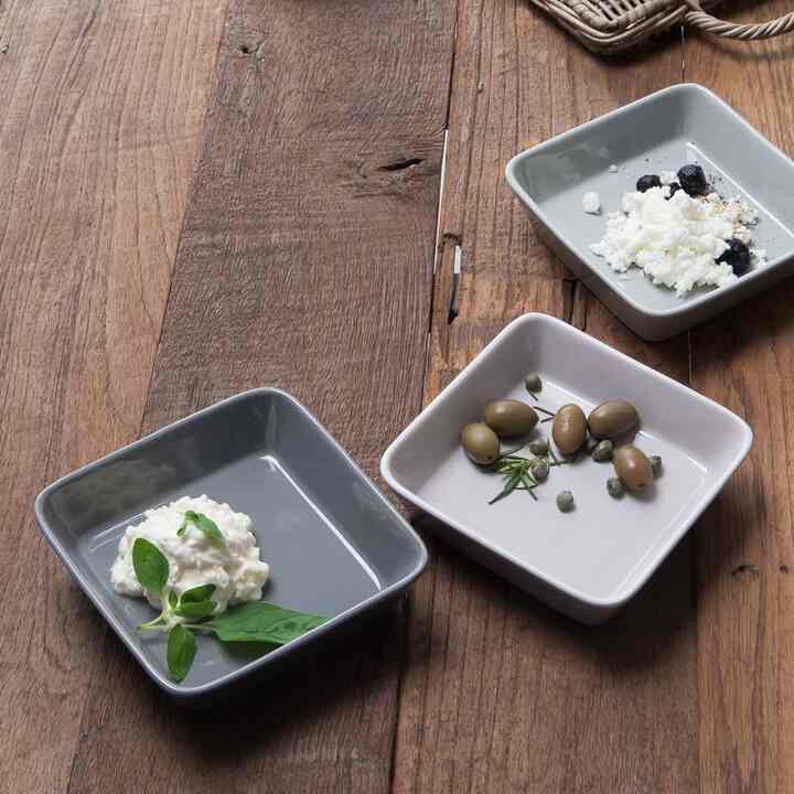 LEEDS スクエア 小皿 M 12.2cm［4色］