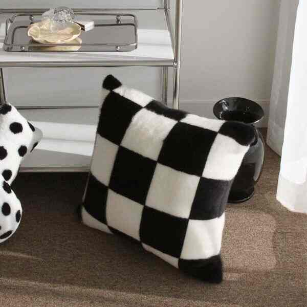 チェッカーボード クッション