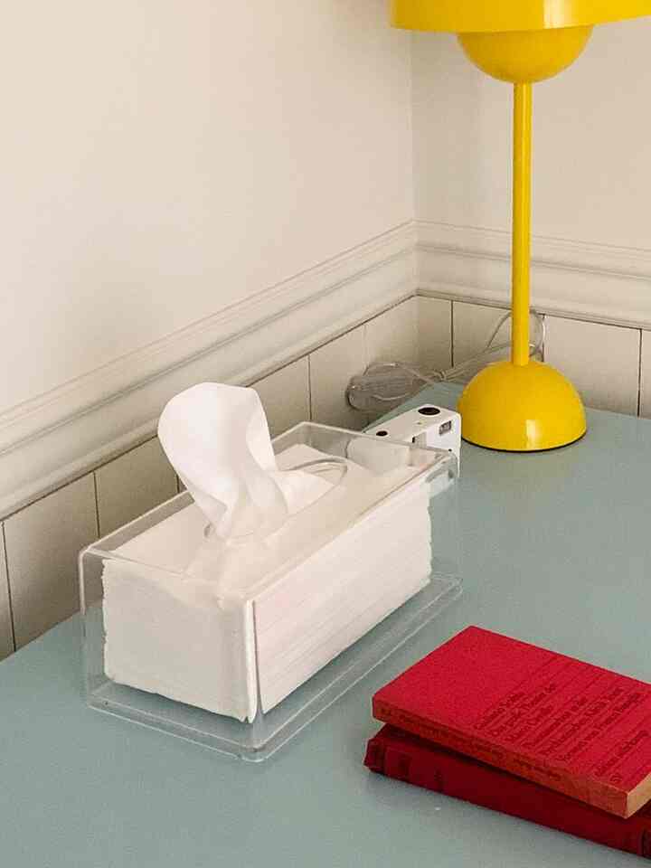 クリア ティッシュケース［2種］