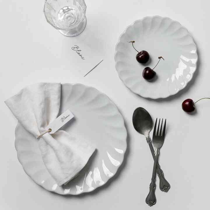 Blanc ウェーブ プレート S＆L セット