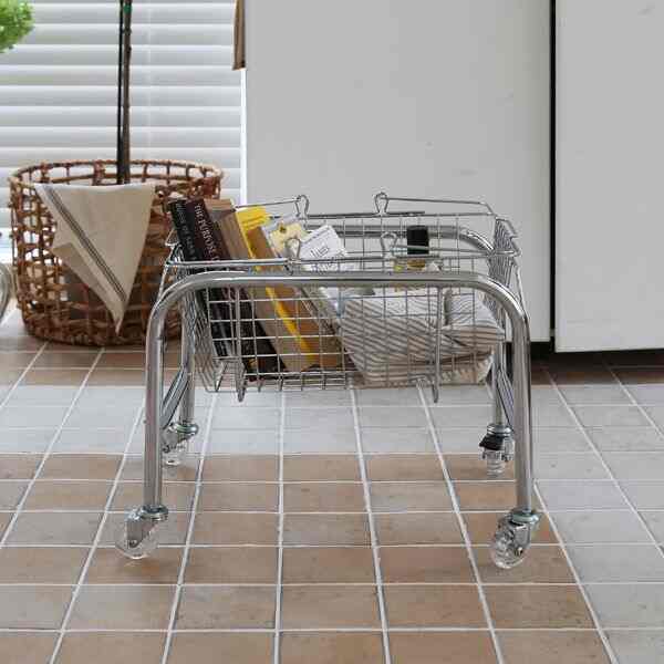 スチール バスケット＆ワゴン セット