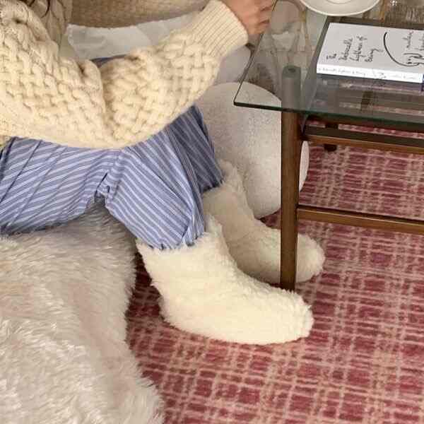 ボア ルームシューズ［2サイズ］