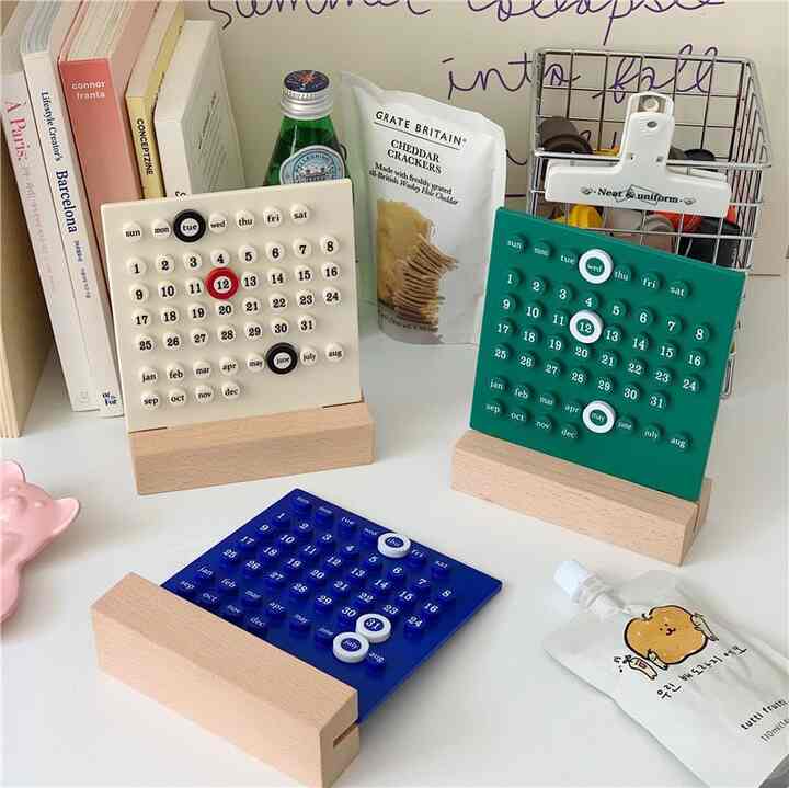 万年カレンダー［6色］