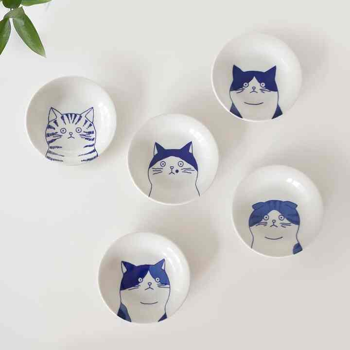 CUTE CAT プレート 14cm 2枚セット［5種］