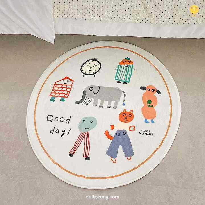 Good day 円形 ラグ［6サイズ］