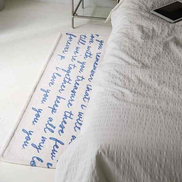 Script Lettering キッチンマット 45x120cm
