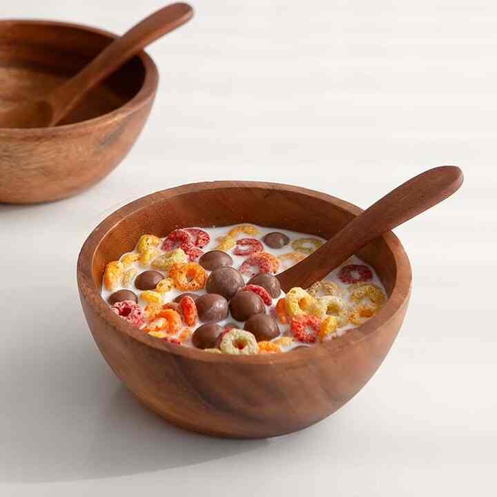 ウッド シリアルボウル