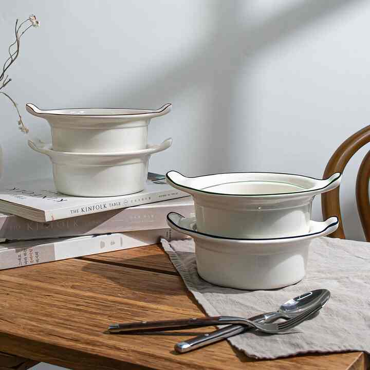 Newyork 持ち手付き スープボウル M 20cm［4色］