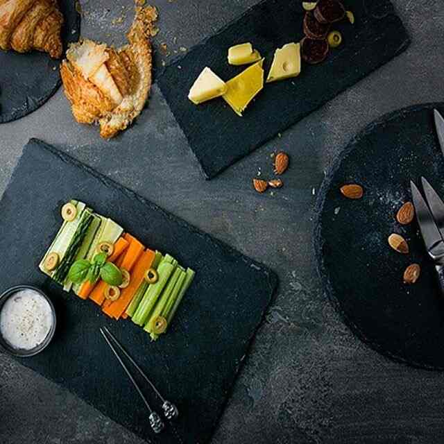 ストーン 長方形 プレート 40cm