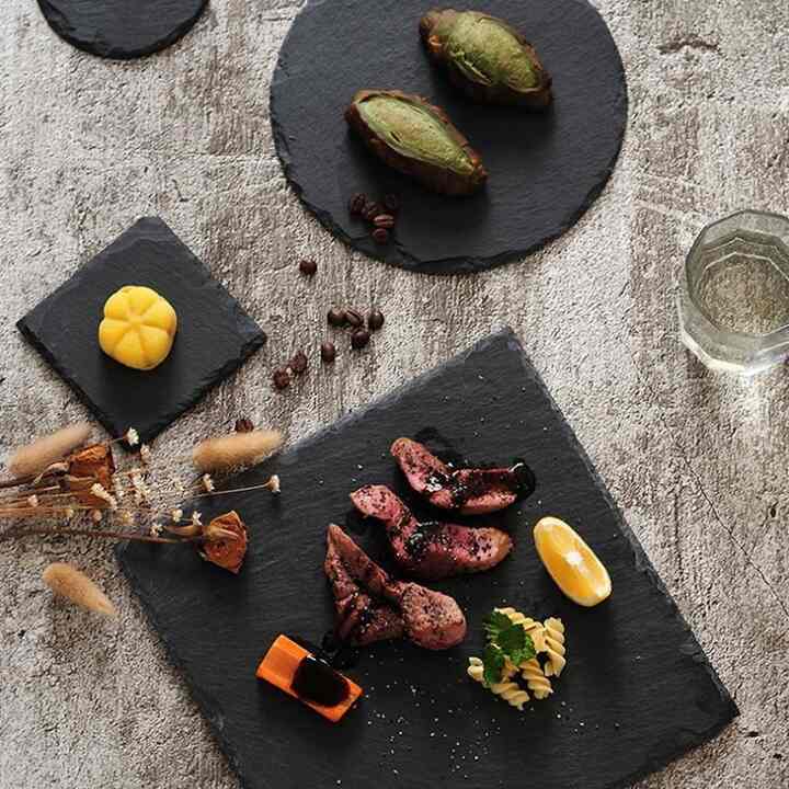 ストーン 正方形 プレート 25cm