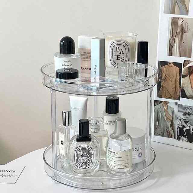 回転式 アクリル オーガナイザー［2サイズ］