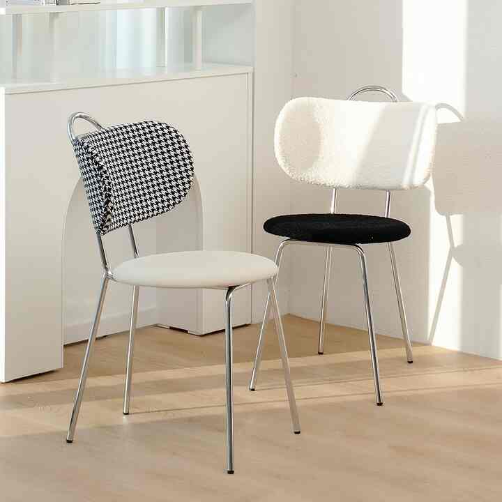 Renee ブークレ ファブリック ダイニングチェア［5色］