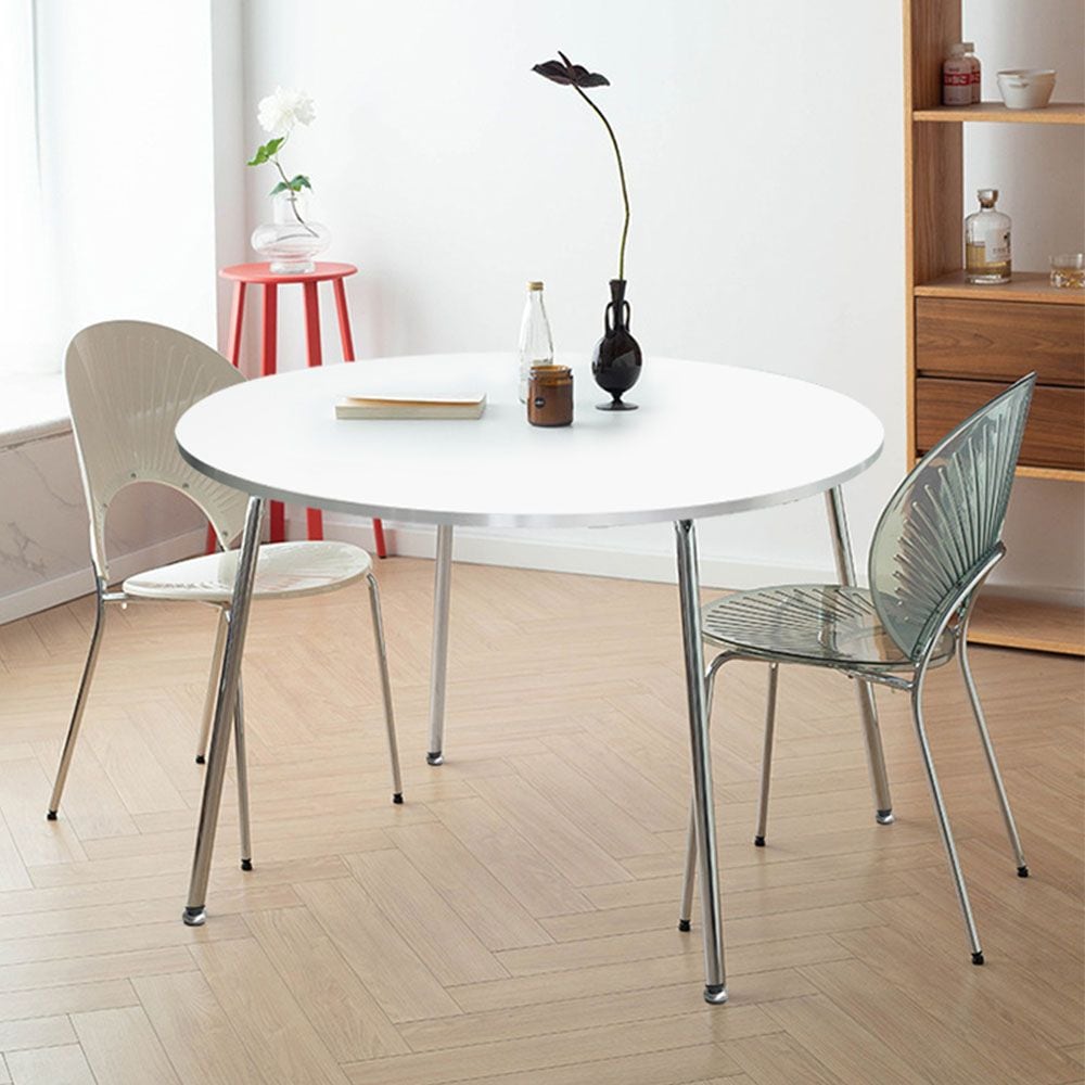 16piece MID-CENTURY ダイニングテーブル 円形 100cm［6色］ イエロー