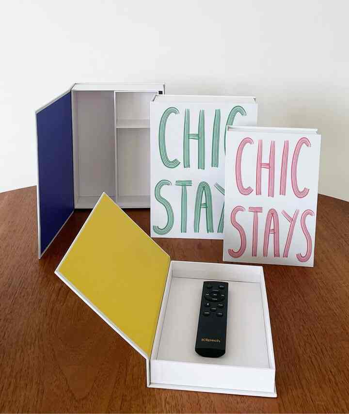 ブック型 収納ボックス［3色・2サイズ］