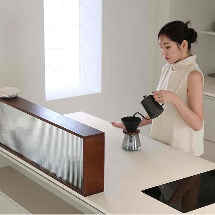 Orr ウッド キッチン パーティション 100cm［3色］