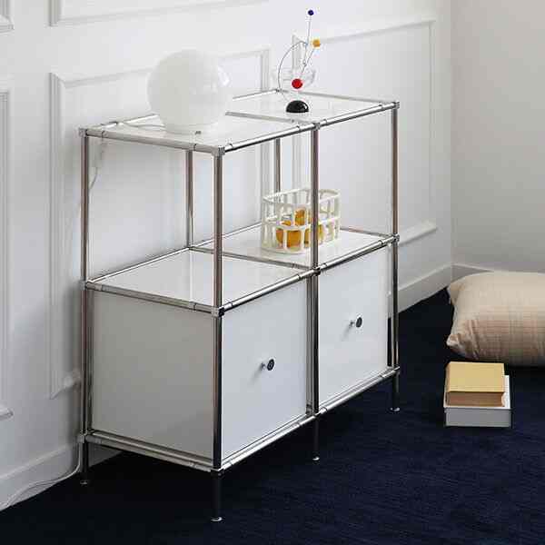 2段2列 モジュール チェスト 310 引き出し 2個［7色］