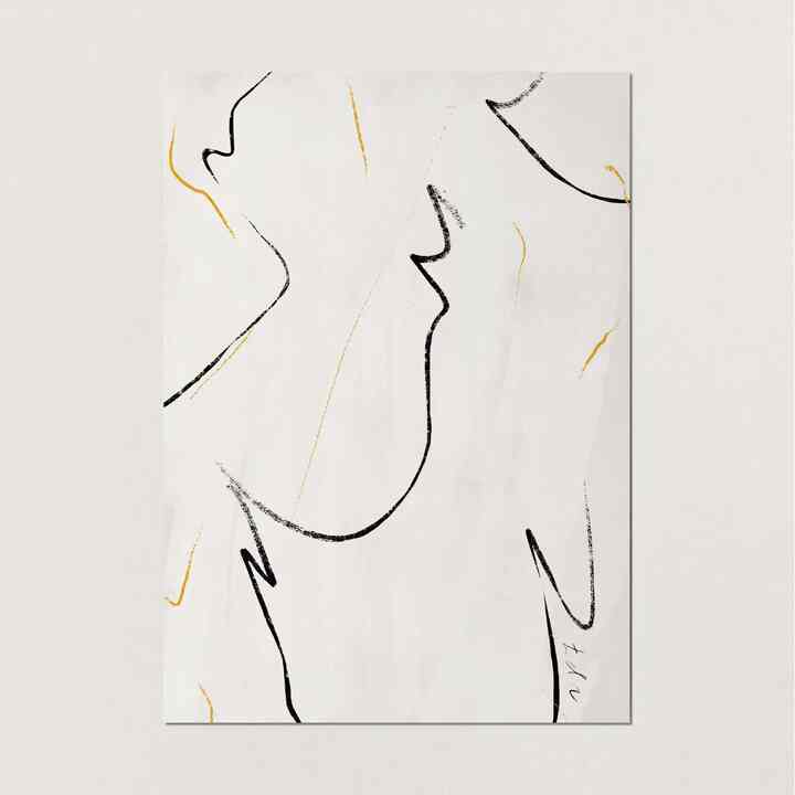 line drawing-b ポスター［3サイズ］