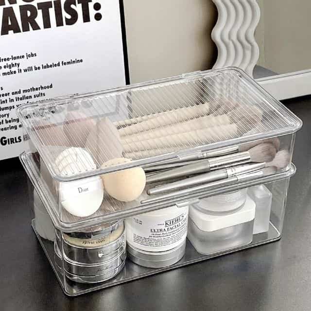 クリア コスメオーガナイザー［3サイズ］