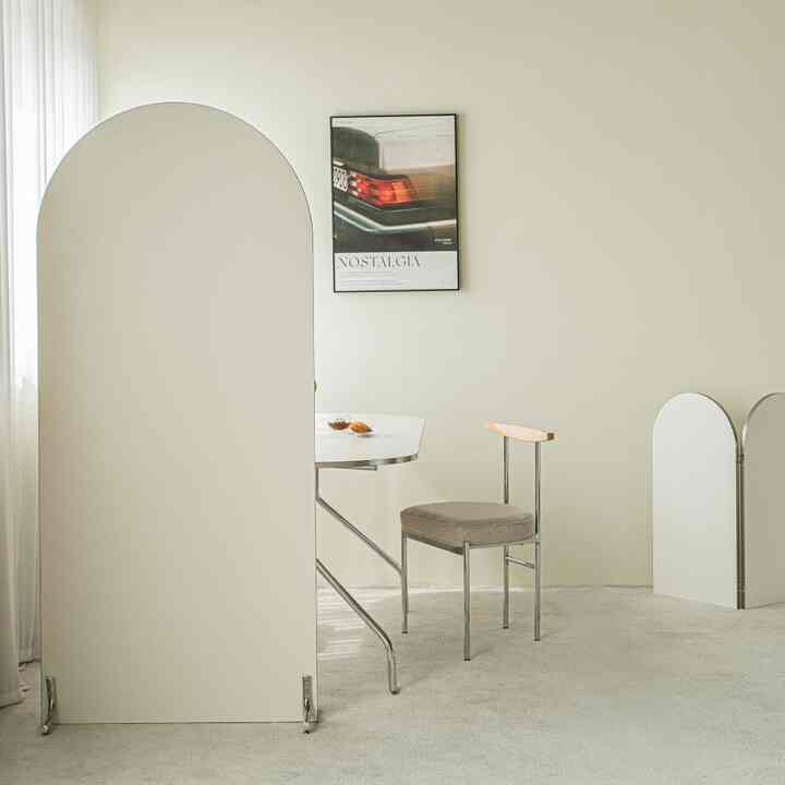 Gott アーチ形 パーティション 180cm ワイド スタンドタイプ