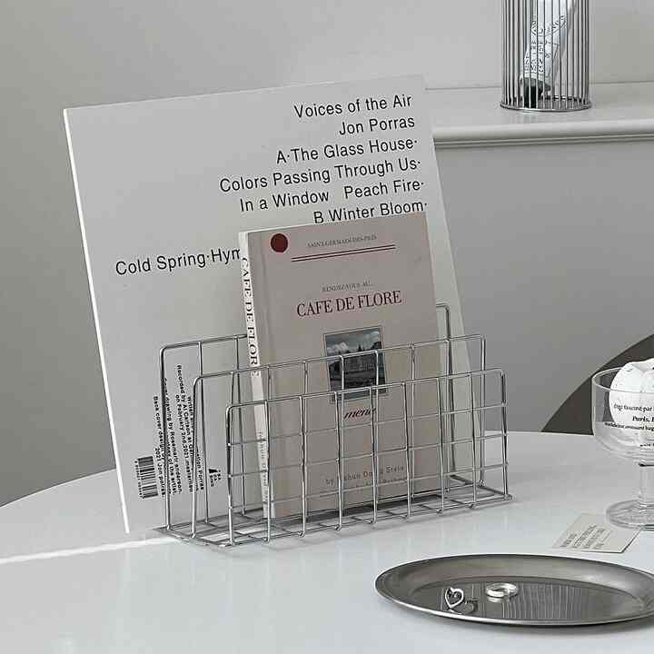 ステンレス ブックスタンド