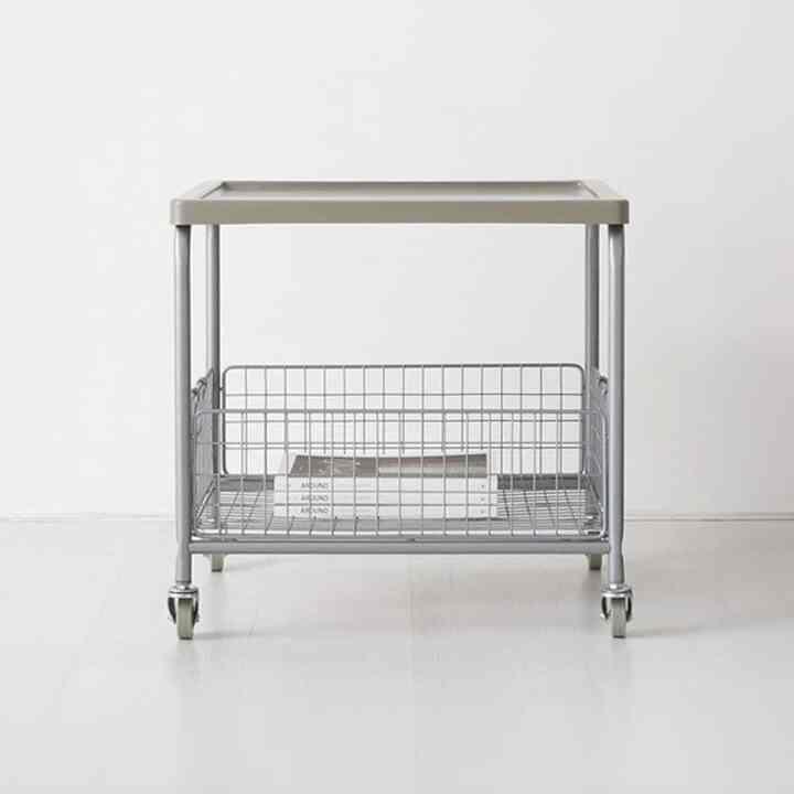 POTAB サイドテーブル キャスター付き