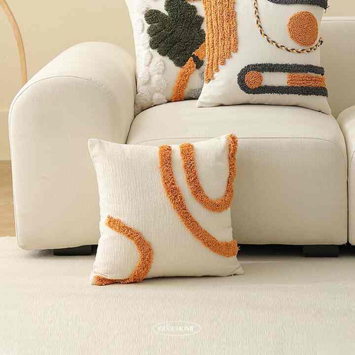 リネン クッションカバー