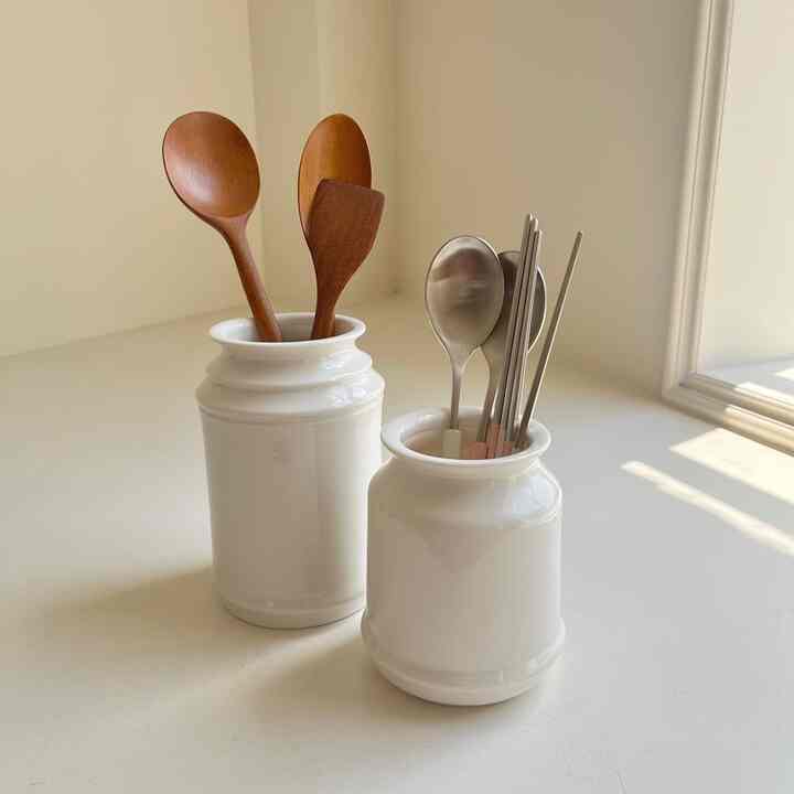 セラミック カトラリースタンド［4色・2サイズ］