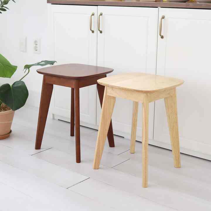 ウッド スツール［2色］