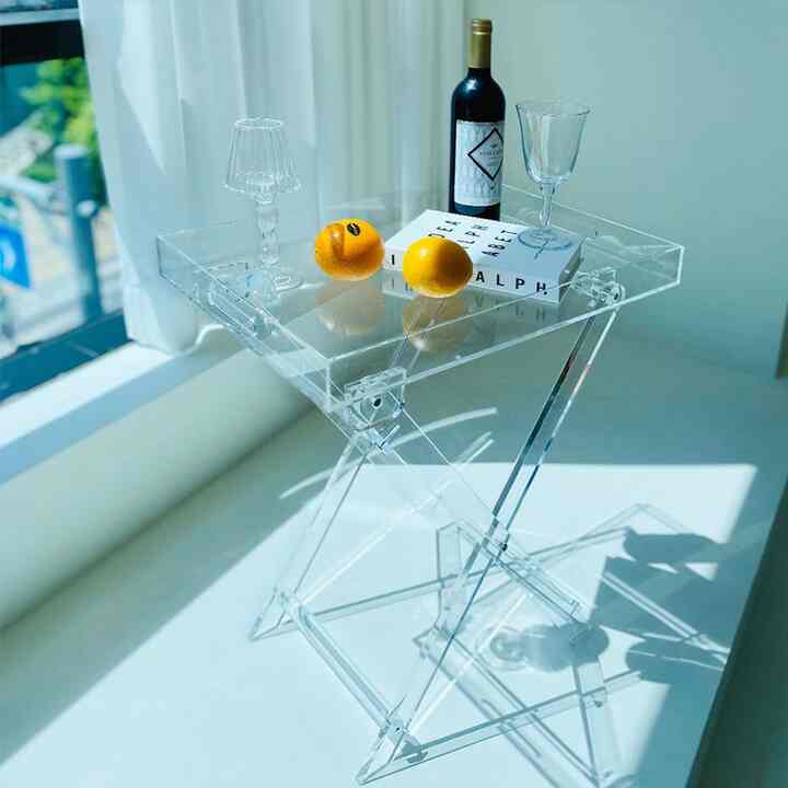 アクリル 折りたたみ ミニ テーブル