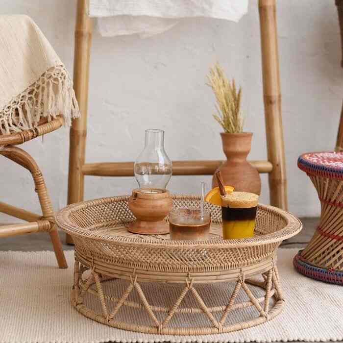 ブリズ ラタン ローテーブル［2サイズ］