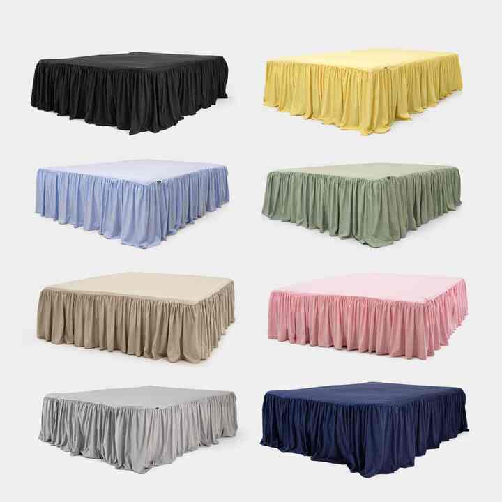 フリル ベッドスカート［9色・3サイズ］