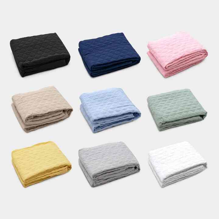 ダブル スクエア ベッドパッド［9色・3サイズ］